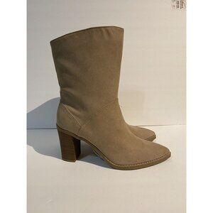 Women's Mid Shaft Boots Size 11 Taupe Elaine Universal Thread New
